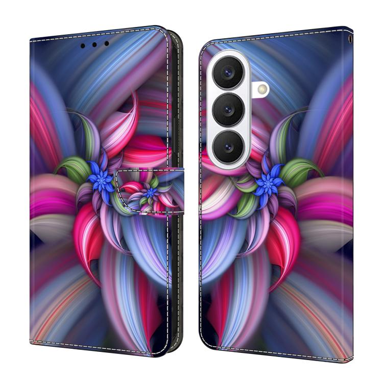 For Samsung Galaxy S26 5G Crystal-Like Painted Vegan Leather Phone Case(Dazzling)