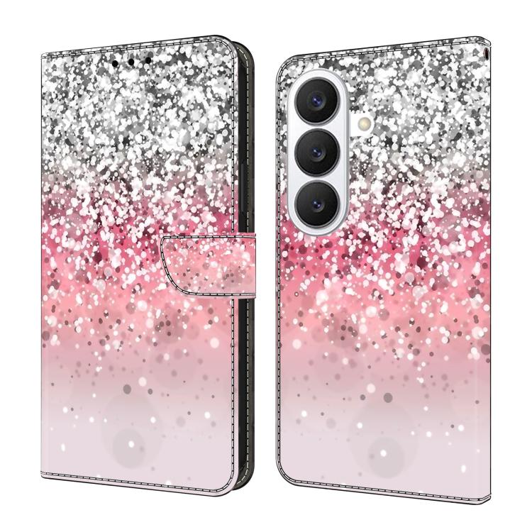 For Samsung Galaxy S26 5G Crystal-Like Painted Vegan Leather Phone Case(Gradient)