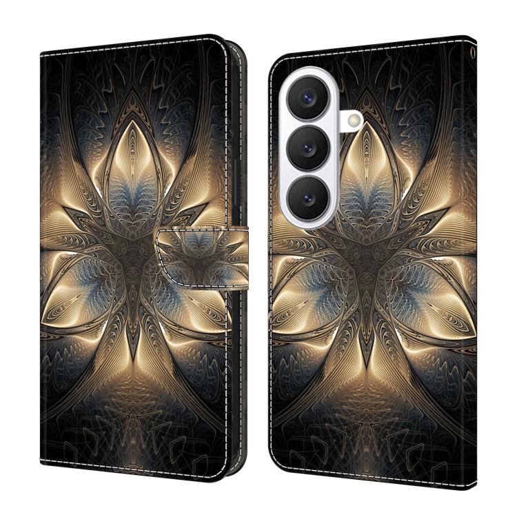 For Samsung Galaxy S26 5G Crystal-Like Painted Vegan Leather Phone Case(Magnificent)