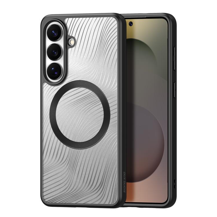 For Samsung Galaxy S26 5G DUX DUCIS Aimo Mag Series TPU + PC MagSafe Frosted Feel Phone Case(Black)