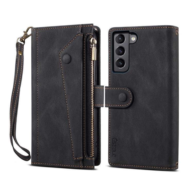For Samsung Galaxy S26 5G ESEBLE Retro Frosted RFID Flip Leather Phone Case(Black)