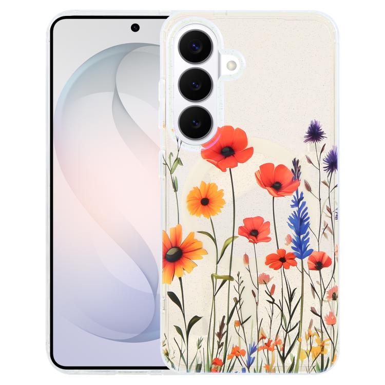 For Samsung Galaxy S26 5G IMD Blue Light Jungle Series Magnetic Phone Case(Wind Chimes)