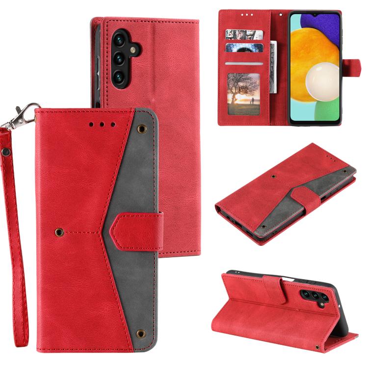 For Samsung Galaxy S26 5G Nail Skin Feel Stitching Calf Texture Leather Phone Case(Red)