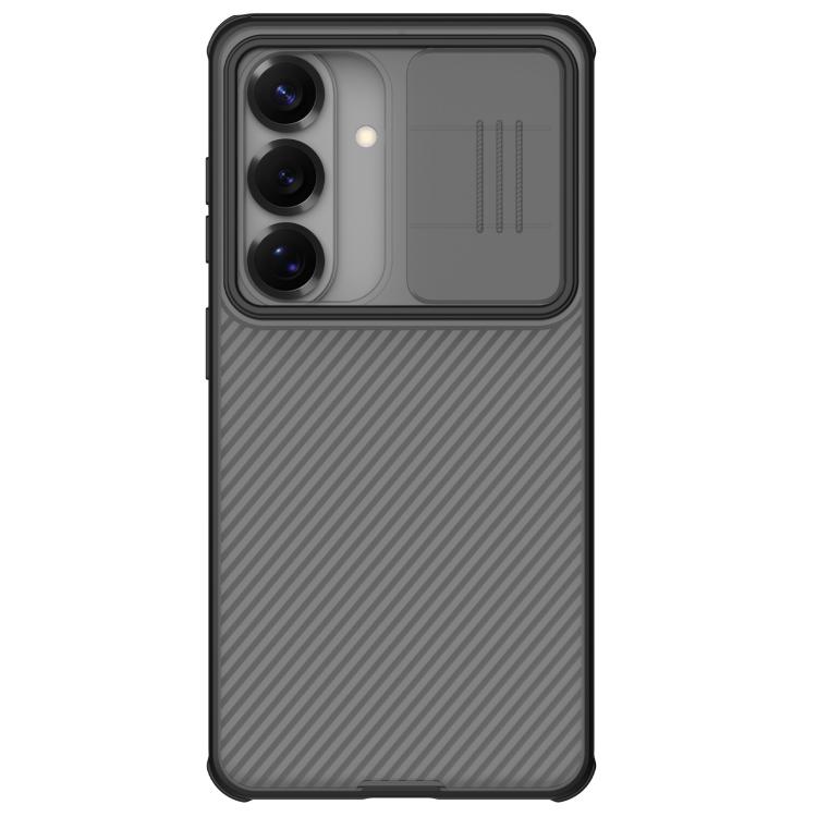 For Samsung Galaxy S26 5G NILLKIN Black Mirror Pro Series Camshield PC Phone Case(Transparent Black)