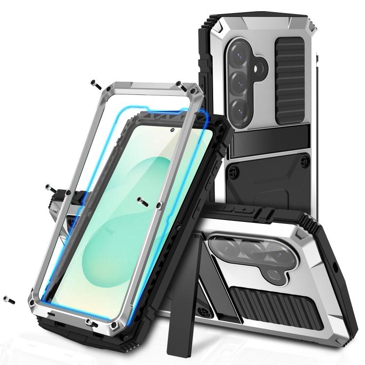 For Samsung Galaxy S26 5G R-JUST Life Waterproof Dustproof Shockproof Phone Case(Silver)