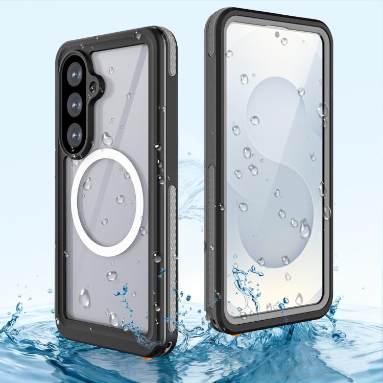 For Samsung Galaxy S26 5G RedPepper V Series IP68 Waterproof Magnetic Phone Case(Black)