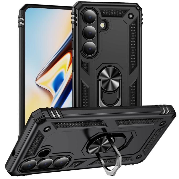For Samsung Galaxy S26 5G Shockproof TPU + PC Phone Case(Black)