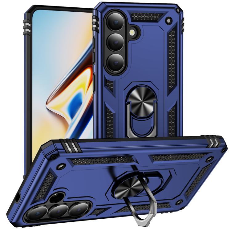 For Samsung Galaxy S26 5G Shockproof TPU + PC Phone Case(Blue)