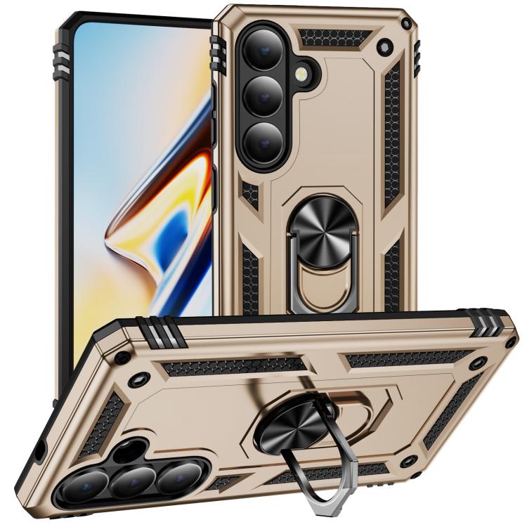 For Samsung Galaxy S26 5G Shockproof TPU + PC Phone Case(Gold)