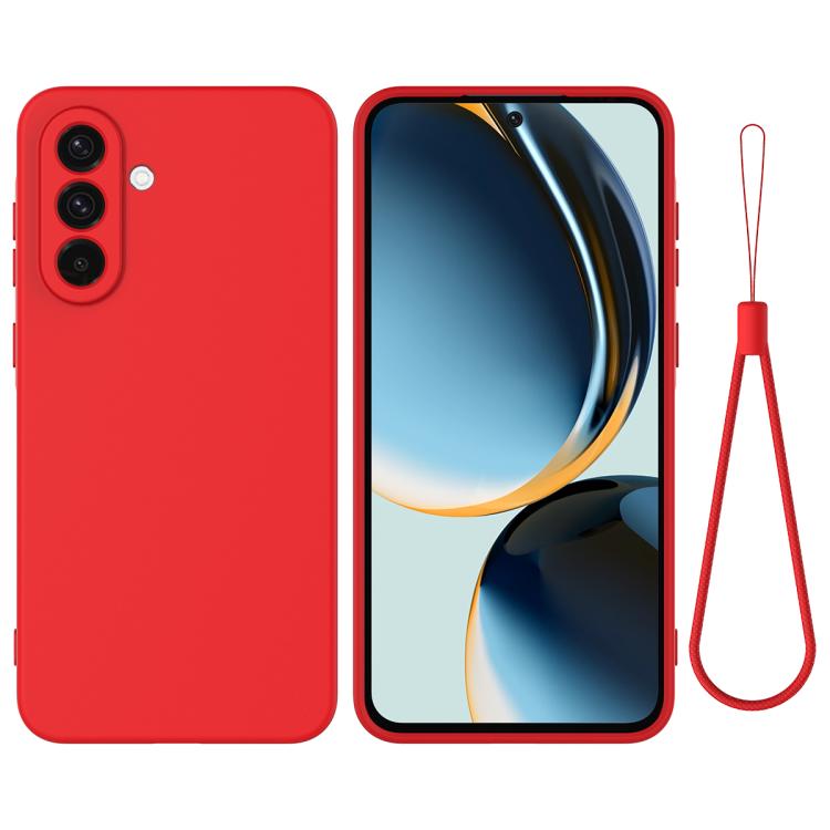 For Samsung Galaxy S26 5G Solid Color Liquid Silicone Dropproof Full Coverage Phone Case(Red)