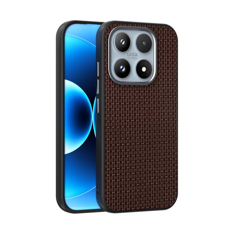For Xiaomi 17 ABEEL Ruyi Pattern 6D Micro Relief MagSafe Leather Phone Case(Brown)