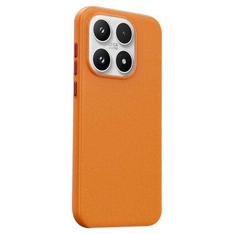 For Xiaomi 17 Boundless Series Rock Sand Magnetic Phone Case(Orange)