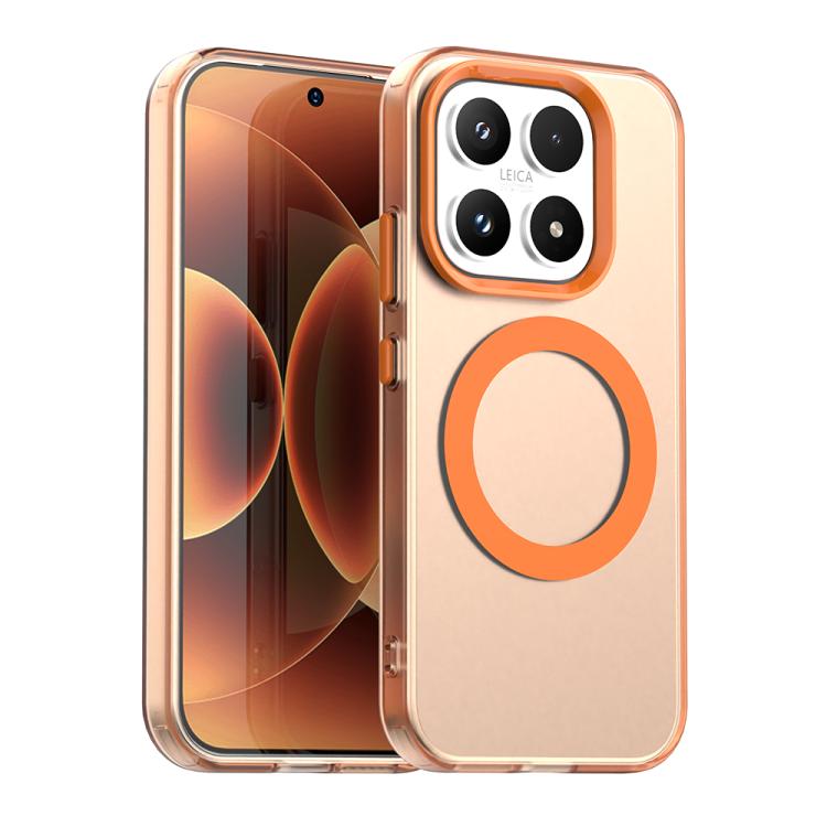 For Xiaomi 17 Candy Magsafe PC Hybrid TPU Phone Case(Orange)