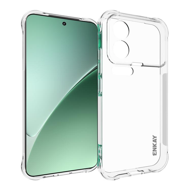 For Xiaomi 17 ENKAY Hat-Prince Transparent TPU Shockproof Phone Case