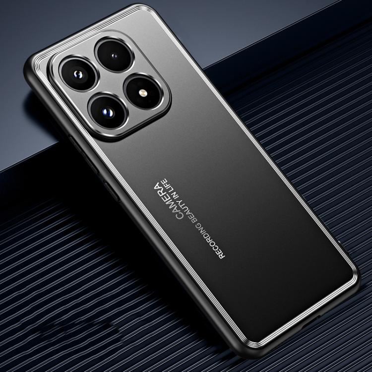 For Xiaomi 17 Frosted Metal Phone Case(Black)