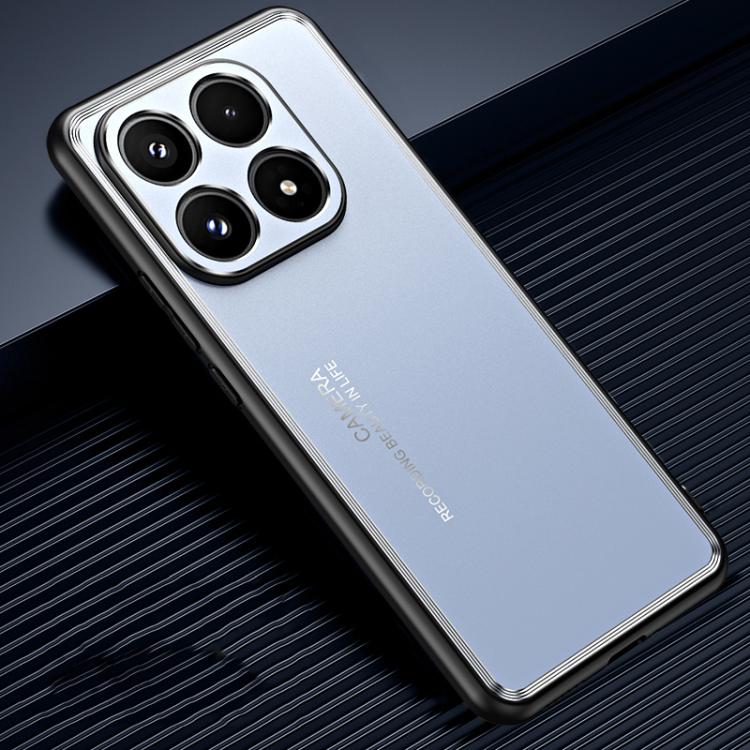 For Xiaomi 17 Frosted Metal Phone Case(Blue)