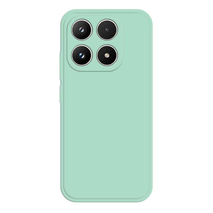 For Xiaomi 17 Imitation Liquid Silicone Phone Case(Light Cyan)