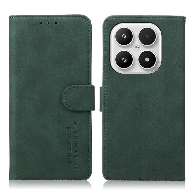 For Xiaomi 17 KHAZNEH Matte Texture Leather Phone Case(Green)