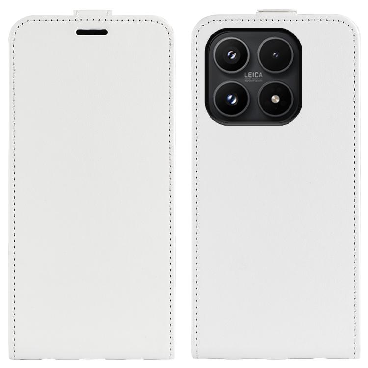 For Xiaomi 17 R64 Texture Single Vertical Flip Leather Phone Case(White)