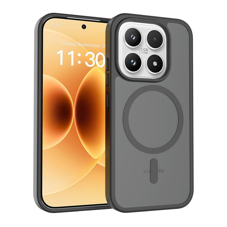 For Xiaomi 17 Skin Feel TPU Hybrid PC MagSafe Phone Case(Black)