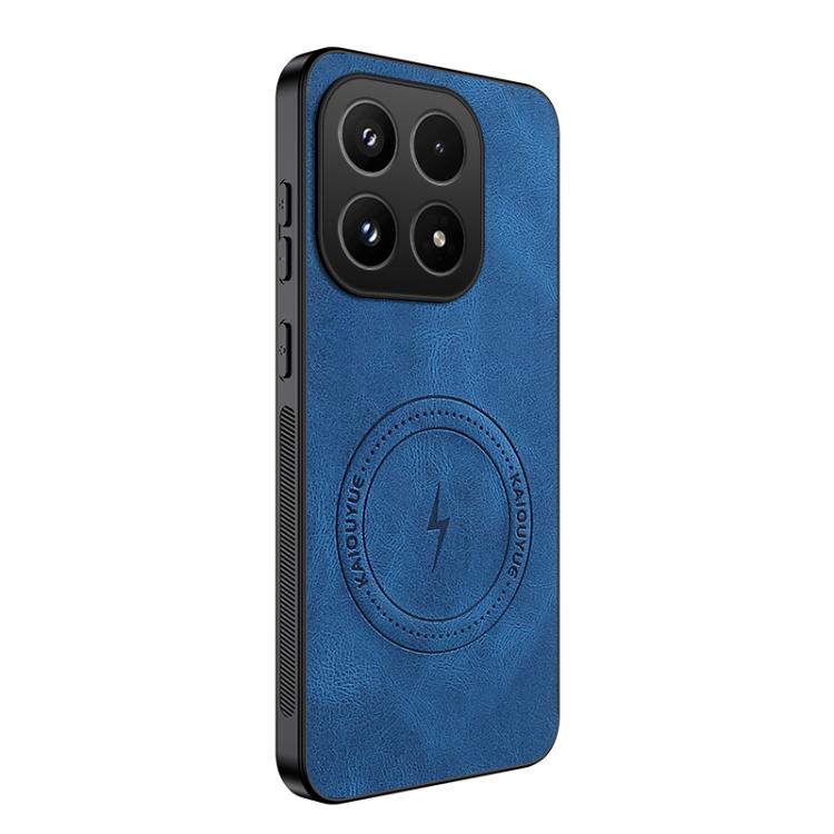 For Xiaomi 17 WANLONFENG SD Series Nappa Texture Magnetic Phone Case(Blue)