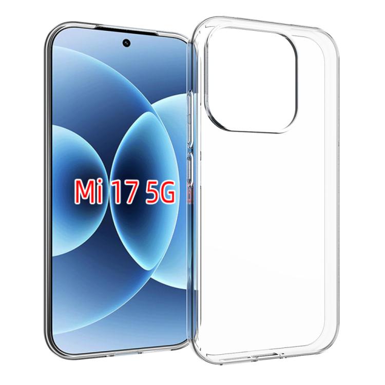 For Xiaomi 17 Waterproof Texture TPU Phone Case(Transparent)