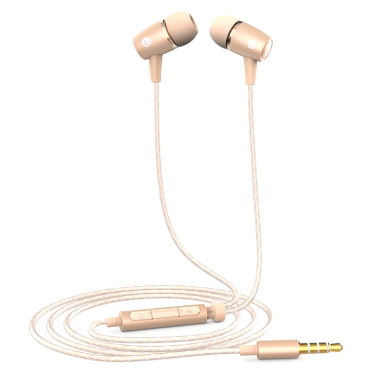 Huawei AM12 Plus Engine In-Ear Stereo Earphone with Wire Control + MIC for Huawei, Samsung Galaxy S6 / S6 edge+ / Note 5, HTC, Sony(Gold)