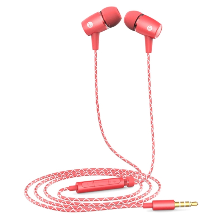 Huawei AM12 Plus Engine In-Ear Stereo Earphone with Wire Control + MIC for Huawei, Samsung Galaxy S6 / S6 edge+ / Note 5, HTC, Sony(Red)