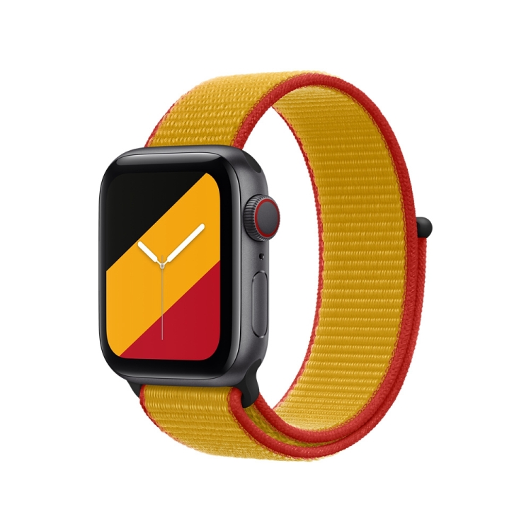 International Series Loopback Watch Bands For Apple Watch Ultra 49mm&Watch Ultra 2 49mm / Series 9&8&7 45mm / SE 3&SE 2&6&SE&5&4 44mm / 3&2&1 42mm(Belgium)