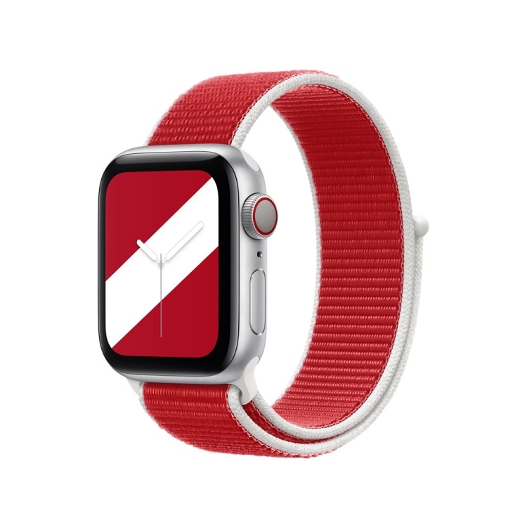 International Series Loopback Watch Bands For Apple Watch Ultra 49mm&Watch Ultra 2 49mm / Series 9&8&7 45mm / SE 3&SE 2&6&SE&5&4 44mm / 3&2&1 42mm(Denmark)