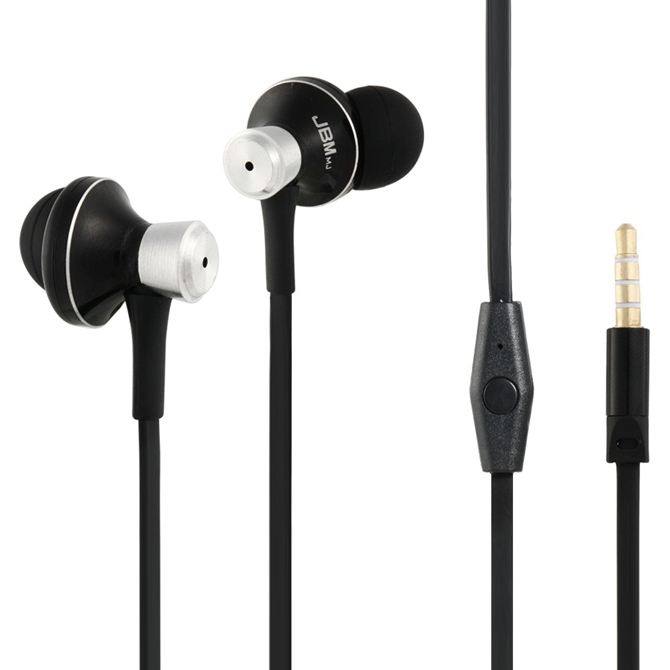 JBM-MJ9013 Rock Undistorted Power Headphone for iPhone 5 / 4 & 4S / New iPad (iPad 3) / iPad 2 / iPad / iPod, Unit diameter: 13mm, Frequency range: 20~20000Hz