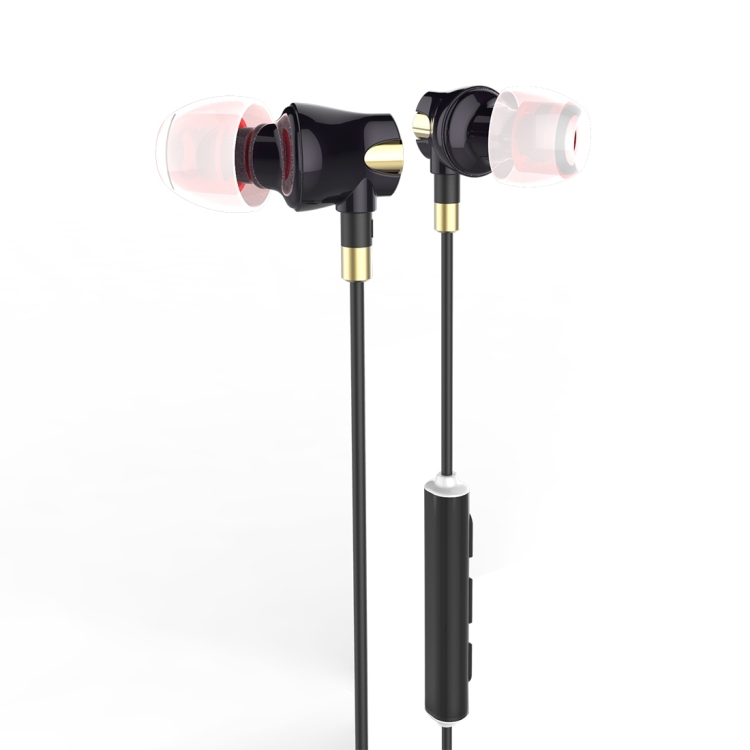 JOYROOM E105 Ceramic Moving-coil In-Ear Wired Control Earphone with 3 Sizes Earmuffs for Xiaomi, iPhone, iPad, iPod, Samsung, HTC, Sony, Huawei and Other Audio Devices with 3.5mm Earphone Ports(Black)