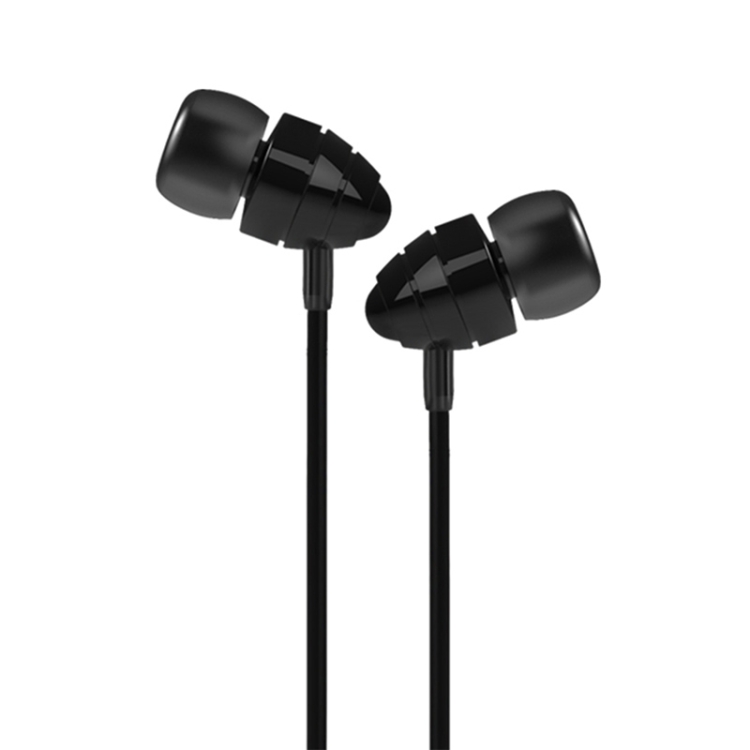 JOYROOM EL112 Conch Shape In-Ear Plastic Earphone with Mic for Xiaomi, iPhone, iPad, iPod, Samsung, HTC, Sony, Huawei and Other Audio Devices with 3.5mm Earphone Ports(Black)