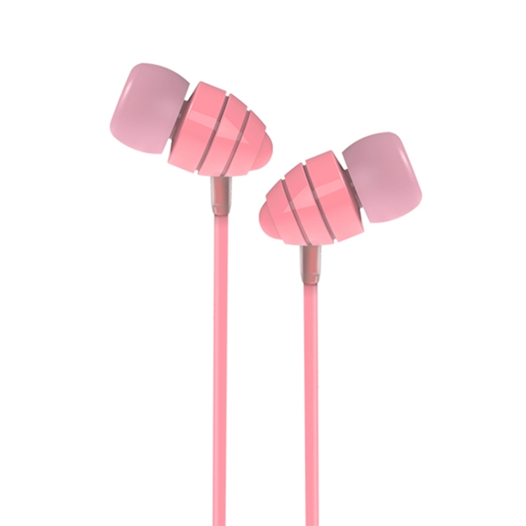 JOYROOM EL112 Conch Shape In-Ear Plastic Earphone with Mic for Xiaomi, iPhone, iPad, iPod, Samsung, HTC, Sony, Huawei and Other Audio Devices with 3.5mm Earphone Ports(Pink)