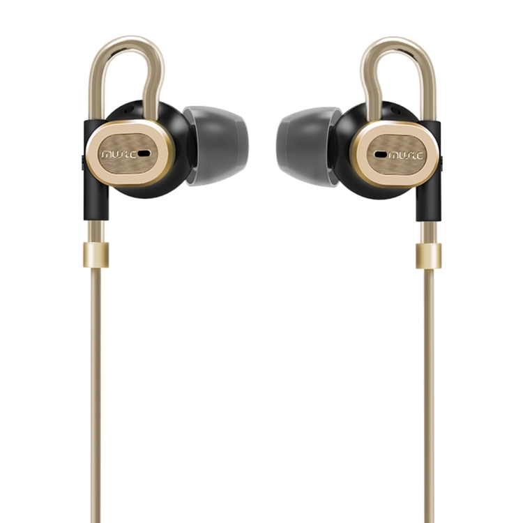 JOYROOM EX600 In-Ear Active Noise Reduction Earphone with Mic for Xiaomi, iPhone, iPad, iPod, Samsung, HTC, Sony, Huawei and Other Audio Devices with 3.5mm Earphone Ports(Gold)