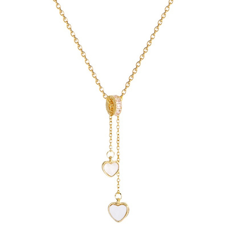 Ladies Light Luxury Bowknot Necklace Clavicle Chain, Specification:XL1772