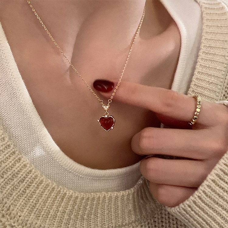 Ladies Light Luxury Bowknot Necklace Clavicle Chain, Specification:XL2070