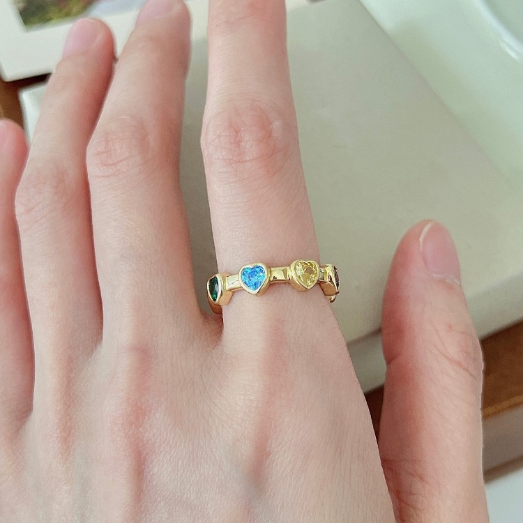 Ladies Light Luxury Pearl Butterfly Opening Adjustable Combination Ring, Specification:J3289