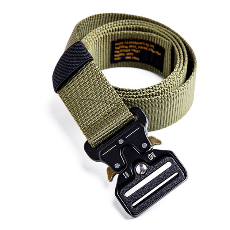 Maden S2001059 Men Retro Casual Weaving Adjustable Belt(Army Green)