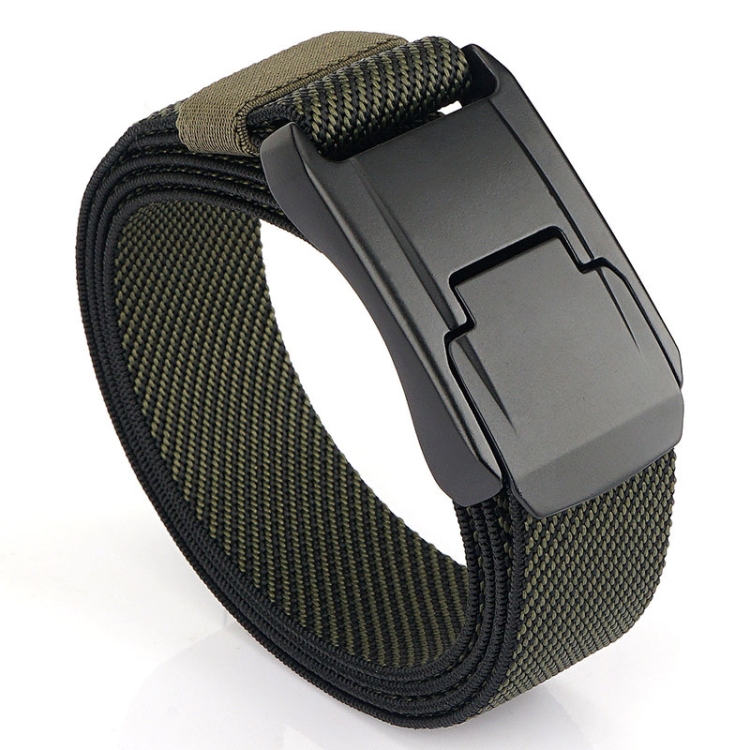 Men Casual Fashion Stretch Woven Quick Buckle Belt, Length: 125cm(Scropee)
