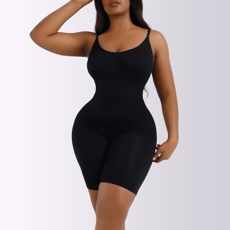 One-piece Hip Lifting Seamless Body Shaper Ladies Corset Waist Belly Pants, Size: XXL(Black)