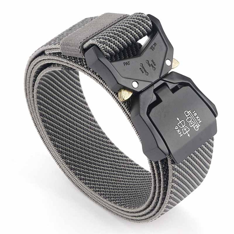 Outdoor Aluminum Alloy Lightweight Stretch Woven Belt(140cm Twill Gray)