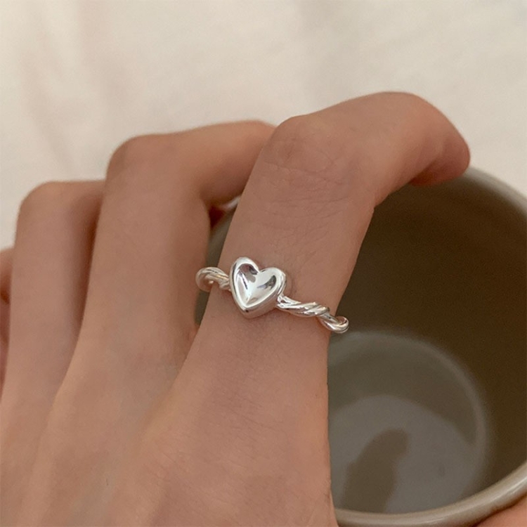 S925 Sterling Silver Vintage Ring Chain Jewelry, Color: J3337