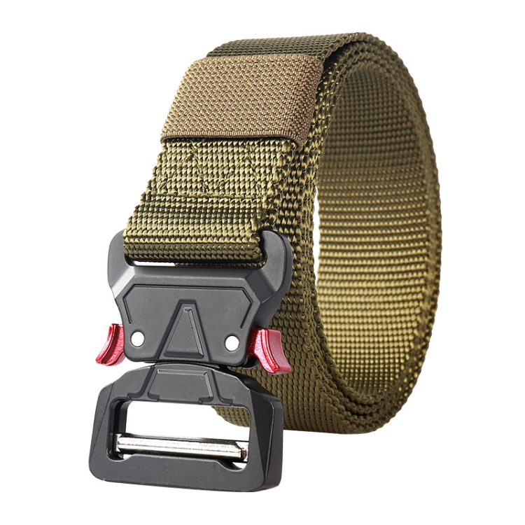SK008 125x3.8cm Outdoor Sports Faux Nylon Woven Belt(Green)