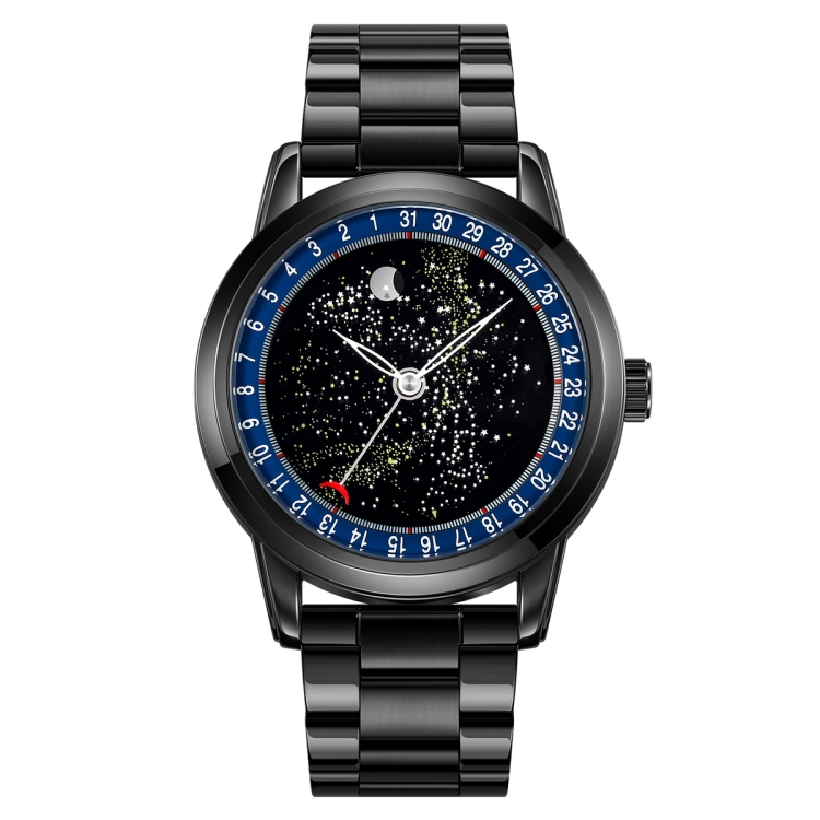 SKMEI 2116 Multifunctional Men 30M Waterproof Fashion Casual Quartz Watch(Blue Steel)