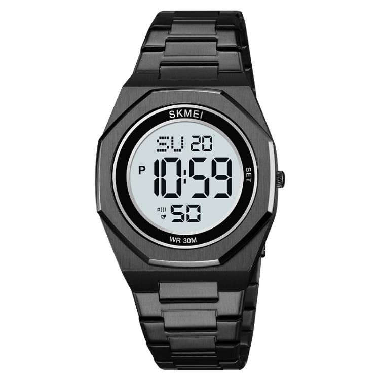 SKMEI 2479 Men Business Casual Multi-Function Chronograph Electronic Watch(Black)