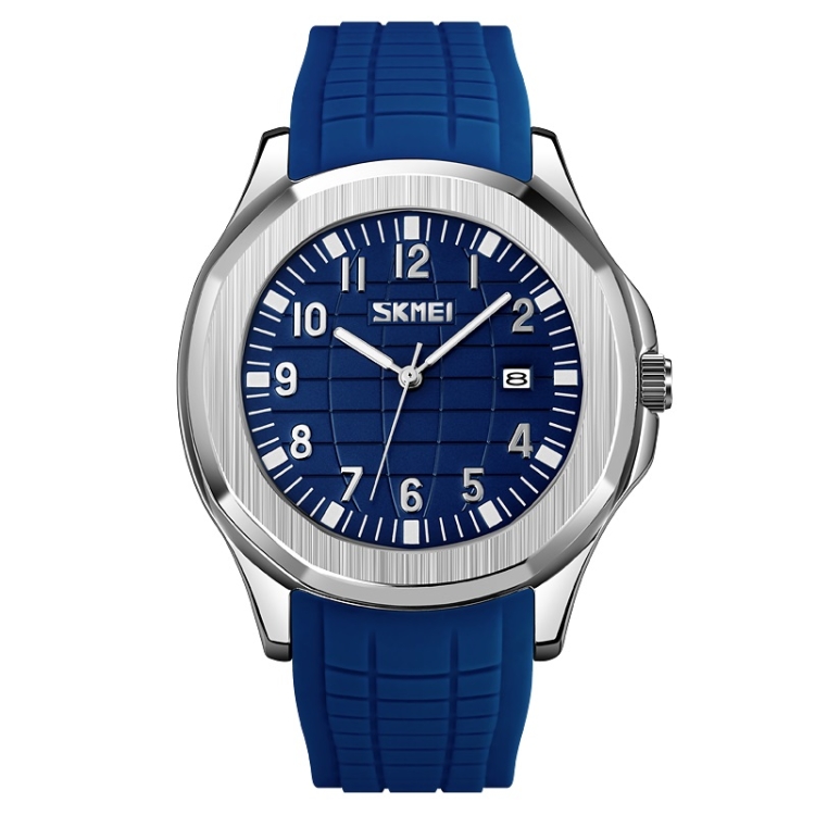 SKMEI 9286 Outdoor Sports Multifunctional Men Waterproof Quartz Watch(Blue)