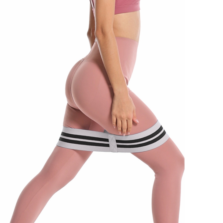 Squat Yoga Resistance Band Squat Loop Elastic Band, Size: 86 x 8cm๏ผGray๏ผ