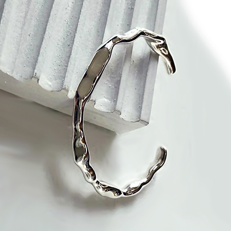 Sterling Silver Vintage Open Bracelet Hand Decoration, Specification:SL0449