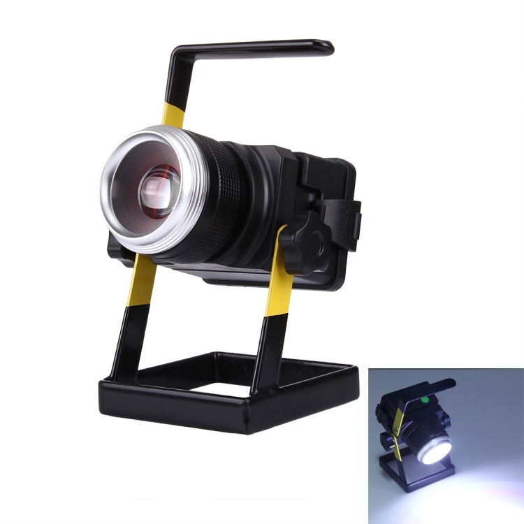 T6 Camera Style 30W 2500LM IP65 Waterproof LED XPE Handheld Floodlight Lamp, AC 100-250V, (White Light)